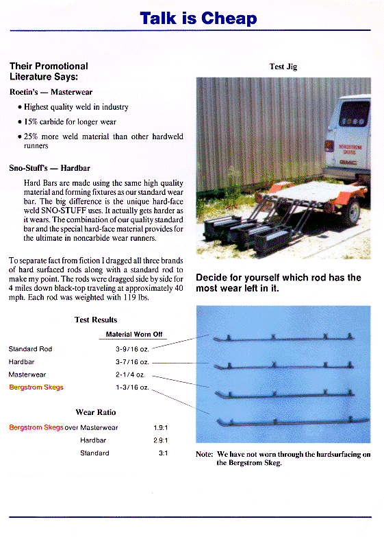 Talk is Cheap - Decide for yourself which rod has the most wear left in it.