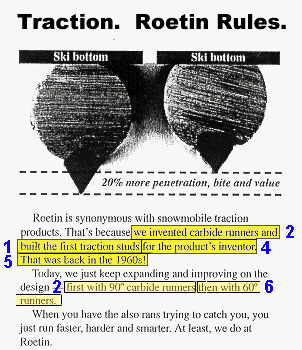 Roetin Advertisment from 1992